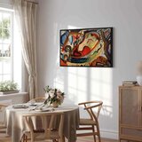  Slika - August Macke – Nackte Mädchen in der Barke 120x80 U crnom drvenom okviru | shoptok.hr