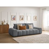 Bobochic Paris Tamno siva sklopiva/s prostorom za odlaganje sofa od šenila 278 cm Everest – | shoptok.hr