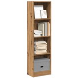 vidaXL Regal za knjige boja hrasta 40x24x143 cm konstruirano drvo Cijene
