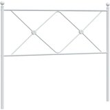  The Living Store Kovinsko vzglavje belo 100 cm - Vzglavje, (21498733) | Shoptok.si
