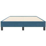  posteljni okvir brez vzmetnice temno modra 120x210 cm žamet, (21828997) | Shoptok.si