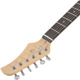 vidaXL Električna gitara za početnike s torbom smeđe-bijele 4/4 39 | shoptok.hr