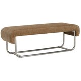 Ellos Home Rjava kovinska/oblazinjena klop iz šenilje Mindy – | Shoptok.si