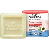 alviana naravna kozmetika čvrsti sapun za tuširanje - breskva