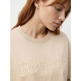 Sinsay Pamučna majica kratkih rukava s vezom | shoptok.hr