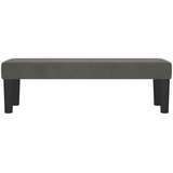  Klupa tamnosivi 100x30x30 cm baršunasti | shoptok.hr