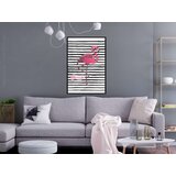  Poster - Flamingo on Striped Background 30x45 | shoptok.hr