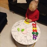 Kruzzel set voća i povrća za rezanje na čičak u košarici, s daskom i nožem | shoptok.hr