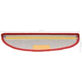  Tepisi za stepenice 15 kom crveni 65 x 21 x 4 cm | shoptok.hr