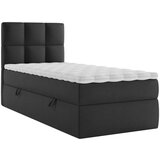 MID.YOU POSTELJA Z VZMETNICO 90 cm x 200 cm , les, tekstil, leseni material črna | Shoptok.si