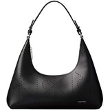 Calvin Klein Jeans Ročne torbice Emblem Aop Perfor Lthr Bag Črna Cene