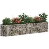  Gabionska povišena gredica od pocinčanog željeza 260x50x50 cm | shoptok.hr