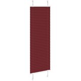  Plisirana zavjesa Bordo crvena 50x150 cm Širina tkanine 49,4 cm Poliester | shoptok.hr
