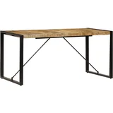 Jedilna miza - Kuhinjska miza - Jedilni stol 160x80x75 cm trden mangov les, (21715064)