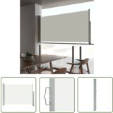  The Living Store Zložljiva stranska tenda za teraso 80x300 cm krem - Stranska Tenda, (21743316) Cene