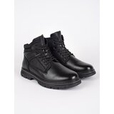 Shelvt Men's black lace-up ankle boots | shoptok.hr