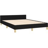  Okvir za krevet bez madraca crni 140x200 cm od tkanine | shoptok.hr