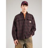 Carhartt WIP Srajca vinsko rdeča / pegasto črna | Shoptok.si
