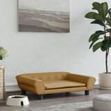 vidaXL Pasja postelja rjava 70x48x22 cm žamet | Shoptok.si