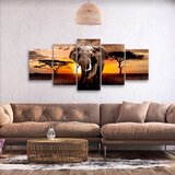  Slika - Wandering Elephant (5 Parts) Wide 225x100 | shoptok.hr