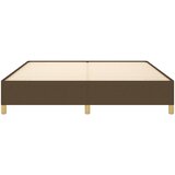  Okvir za krevet s oprugom tamnosmeđi 160x200 cm od tkanine | shoptok.hr