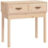Maison Chic konzolna miza - miza ob steni 76,5x40x75 cm trdna borovina, (21786506) | Shoptok.si