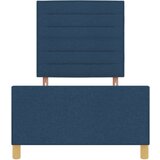  Postelja Modra 90x190 cm Tkanina, (22049069) | Shoptok.si