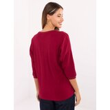 RELEVANCE Blouse-RV-BZ-A820.27P-burgundy | Shoptok.si