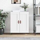 vidaXL Komoda bela 69,5x34x90 cm inženirski les Cene