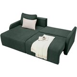 CARRYHOME SEDEŽNA GARNITURA, rebrasti žamet temno zelena | Shoptok.si