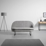 Bessagi Home Dvosed Luigi, Svetlo Siva, Žamet | Shoptok.si