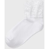 Milena Visoke nogavice Flower | Shoptok.si