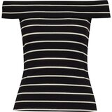 Orsay Black and white women's short-sleeved t-shirt - Women's | Shoptok.si