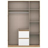 Modern Living Omara S Klasičnimi Vrati Nidda, Bela, Barva Hrasta | Shoptok.si