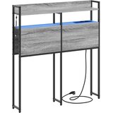 vidaXL Skladiščni naslon s polico Siva sonoma 75 cm Konstruiran les, (5000142322) | Shoptok.si
