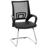 XORA NASLANJAČ, kovina, tekstil črna, barve kroma | Shoptok.si