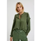 Moodo Women's khaki blouse