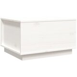 vidaXL Klubska mizica bela 60x50x35 cm trdna borovina, (20715800) Cene