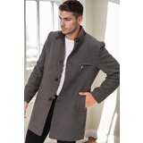 Dewberry PLT9367 MEN'S COAT-STRAIGHT GREY Cene