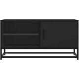 vidaXL TV ormarić crni 80x34,5x40 cm konstruirano drvo i metal | shoptok.hr