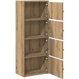 vidaXL Regal za knjige boja hrasta 40x24x102 cm konstruirano drvo | shoptok.hr