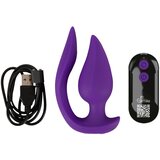 SMILE 2u1 analni vibrator i stimulator klitorisa (ljubičasti) | shoptok.hr