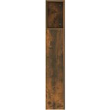  Uzglavlje s ormarićem boja dimljenog hrasta 160x18 5x104 5 cm | shoptok.hr