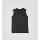 Reserved Pamučna majica bez rukava - crno | shoptok.hr