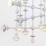 Quintiesse QN-CADENCE18-WHT - Luster na šipci CADENCE 18xE14/40W/230V bela | Eponuda.com