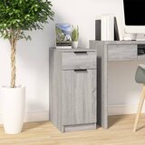 vidaXL Omarica za pisalno mizo siva sonoma 33,5x50x75 cm konst. les Cene