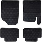 vidaXL Auto tepih 4 pcs Crna prikladno za Hyundai i30 2017 Guma Cijene