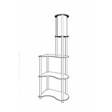 Opviq podna lampa KS-11117, 17x140 cm, IP20, crno-smeđa | Eponuda.ba