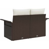  Vrtni kauč s jastukom Smeđa 141 x 62 x 69cm poliratan | shoptok.hr