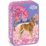 Ars Una Cute Animals večnadstopenjski peresnik z motivom konj 15,5x22,5x4,5 cm | Shoptok.si